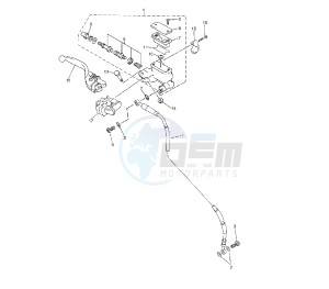 WR F 450 drawing FRONT MASTER CYLINDER