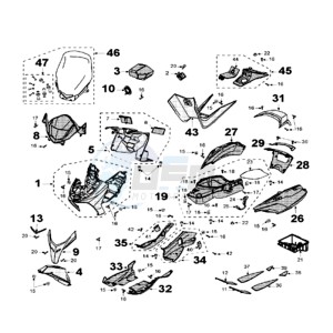 SAT 125 SC drawing COWLING