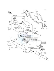 VULCAN 1700 NOMAD ABS VN1700DFF GB XX (EU ME A(FRICA) drawing Muffler(s)