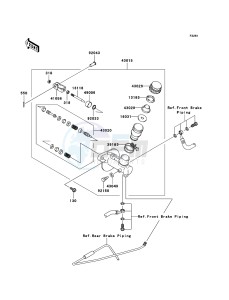 MULE_610_4X4 KAF400A7F EU drawing Master Cylinder