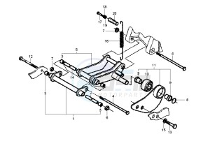 Fly 4T 50 drawing Swinging arm