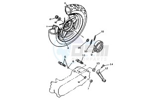 BW'S BUMP 50 drawing REAR WHEEL