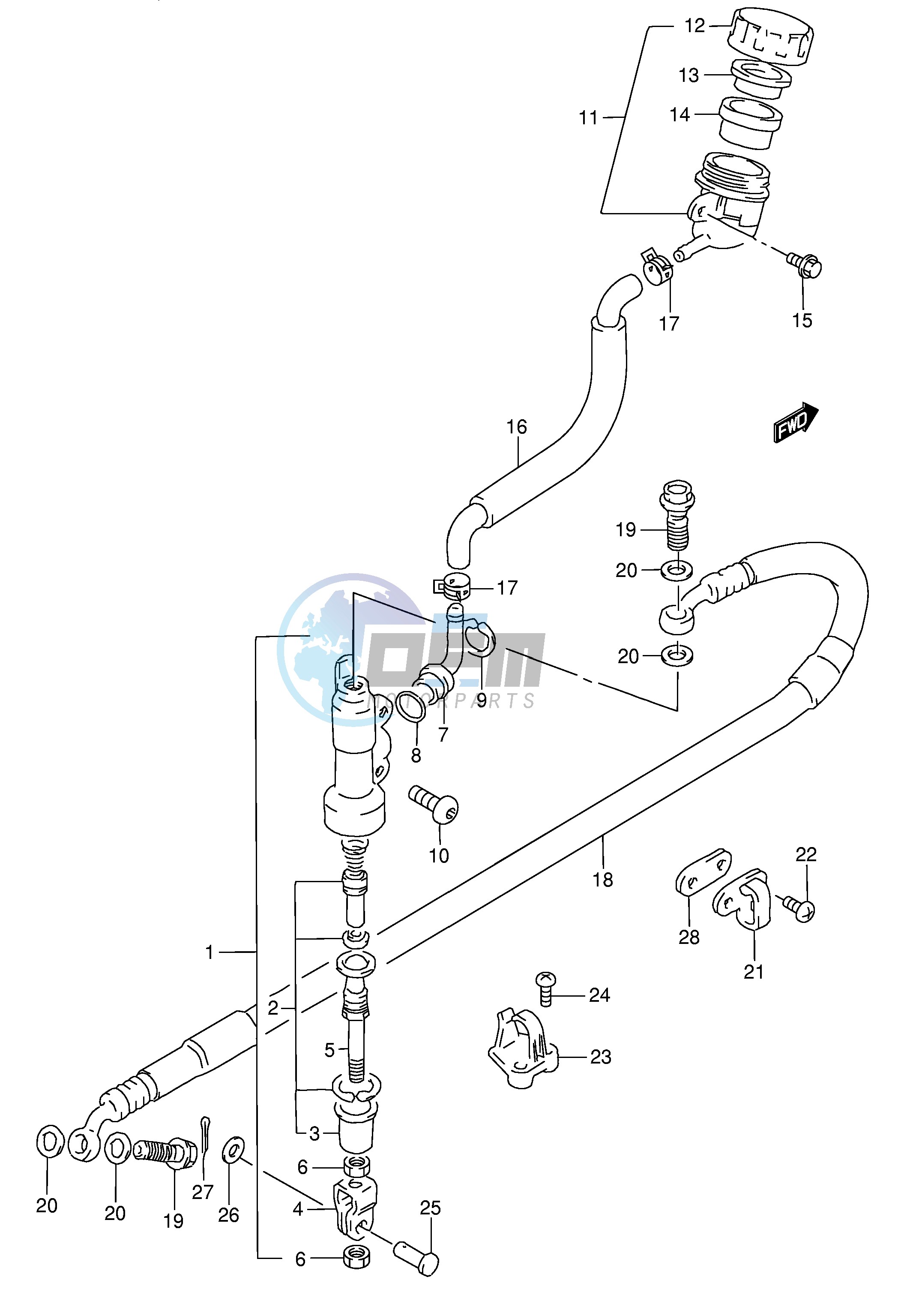 REAR MASTER CYLINDER