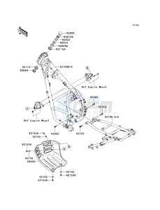 KL 650 E [KLR650] (E8F-E9F) E8F drawing FRAME