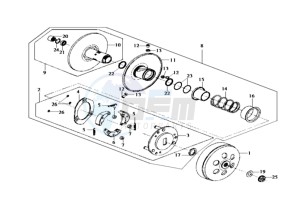 HD 125 EVO drawing CLUTCH