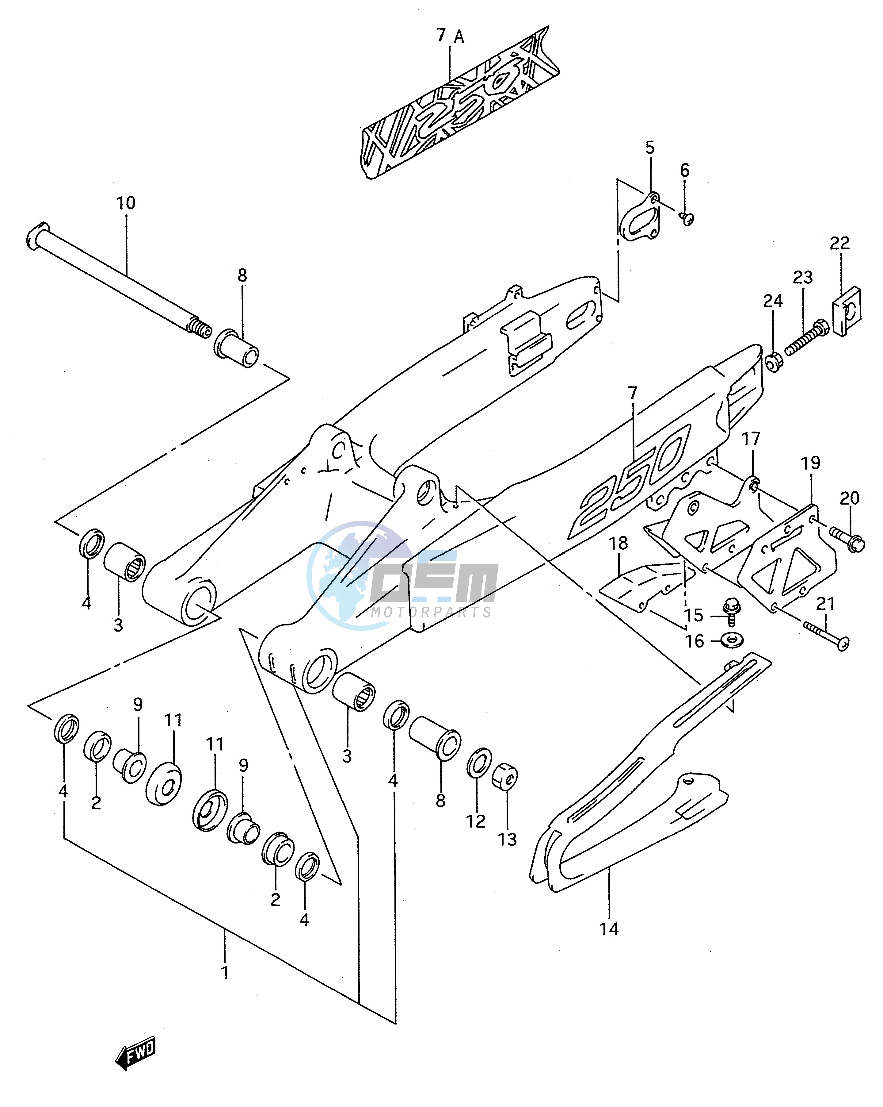 REAR SWINGING ARM