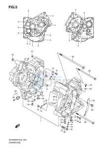 SFV650 (E2) Gladius drawing CRANKCASE