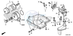 CBR1000RRG CBR1000 - Fireblade Europe Direct - (ED) drawing OIL PAN/ OIL PUMP