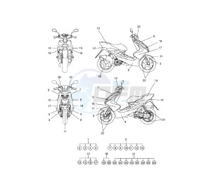 YQ AEROX 50 drawing GRAPHIC 5W6W