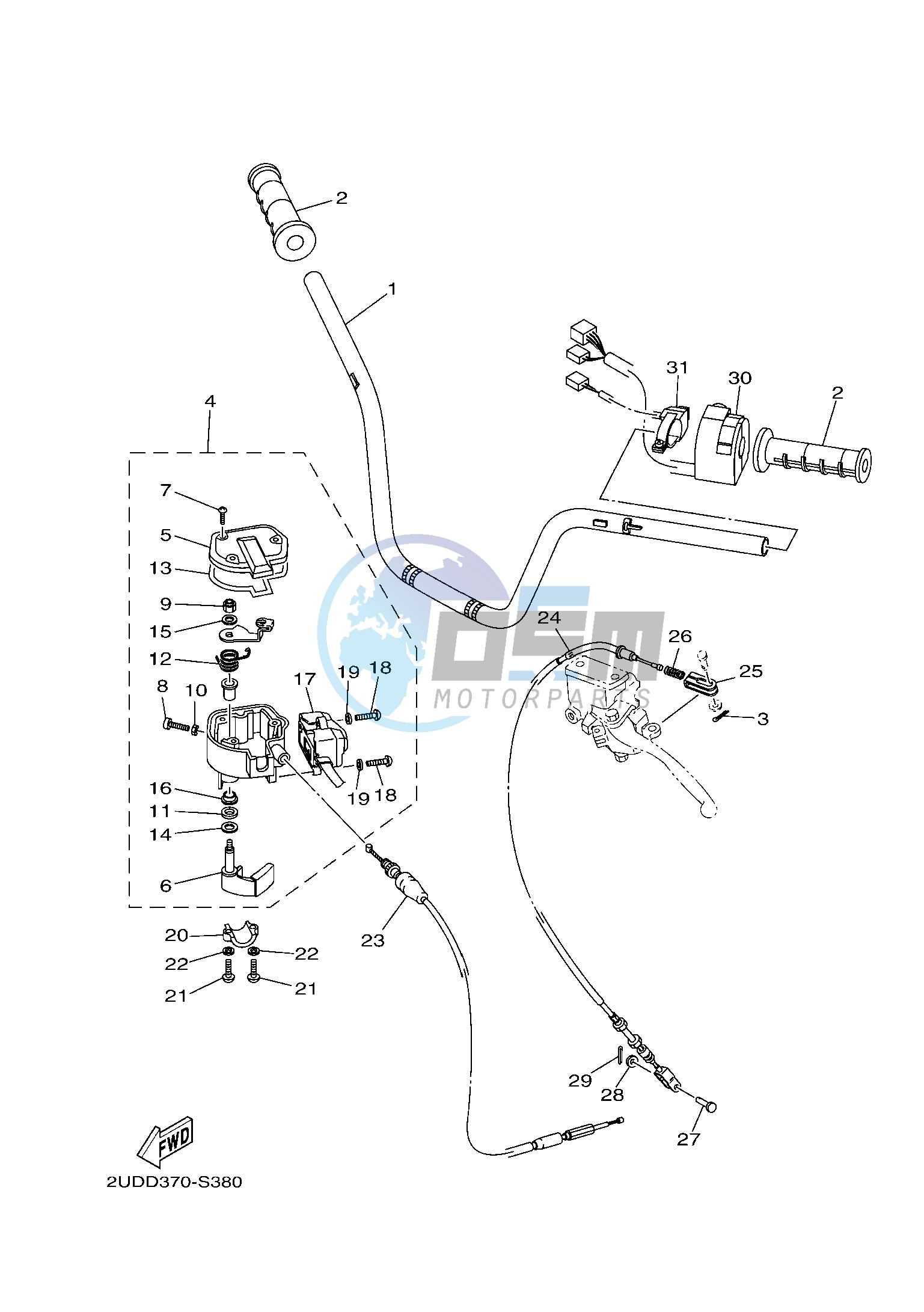 STEERING HANDLE & CABLE