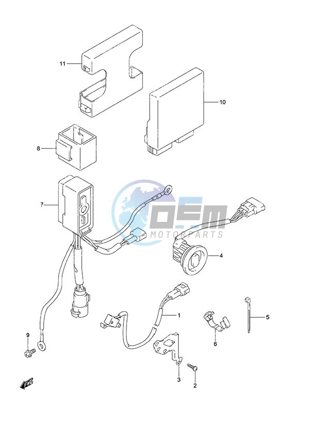 PTT Switch/Engine Control Unit High Thrust