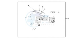 SH150D9 Europe Direct - (ED / KMH) drawing TOPBOX *R302M*