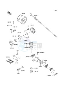 MULE 3000 KAF620-G5 EU drawing Oil Pump