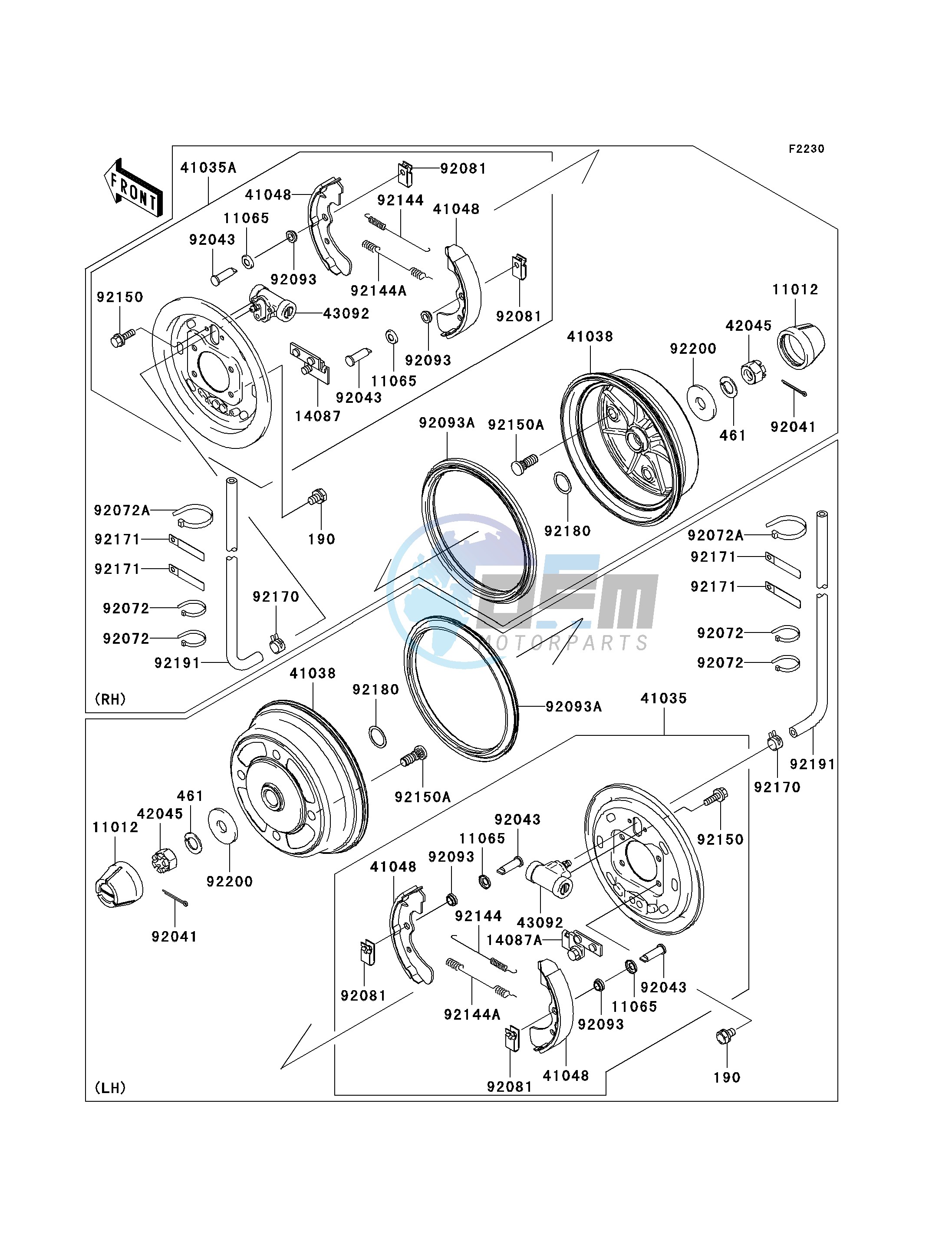 FRONT HUBS_BRAKES