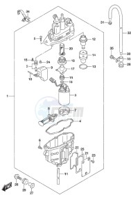 DF 115A drawing Fuel Vapor Separator