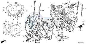 SH125DH UK - (E) drawing PILLION STEP