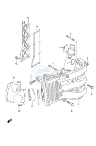 DF 50A drawing Intake Manifold/Silencer/Exhaust Cover