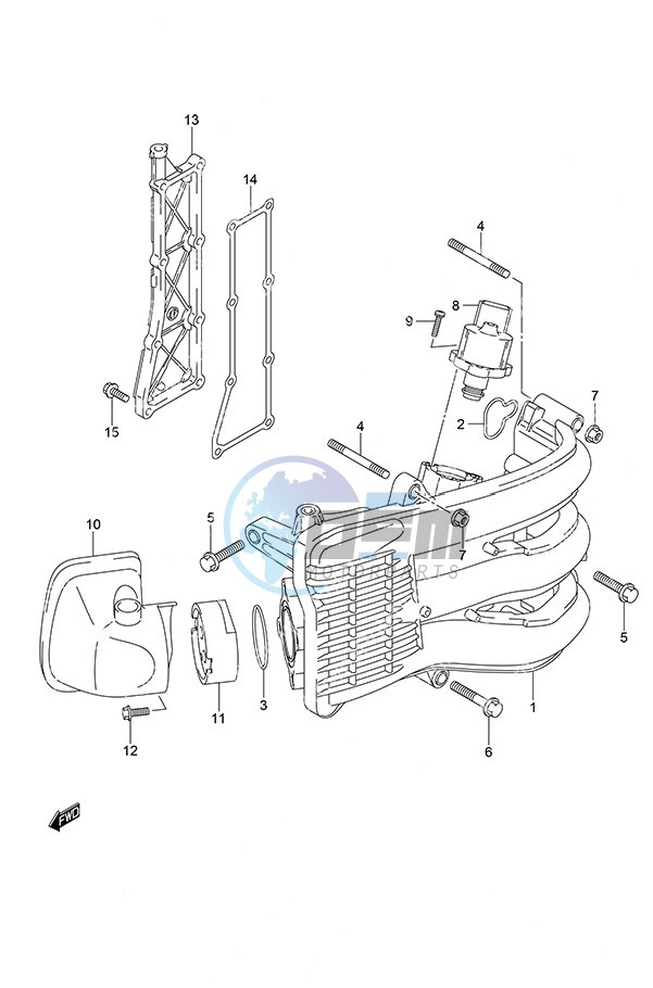 Intake Manifold/Silencer/Exhaust Cover