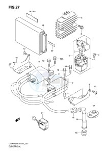 GSX1400 (E2) drawing ELECTRICAL (MODEL K2 K3)