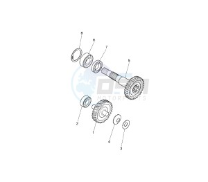 YQ AEROX 50 drawing GEAR GROUP