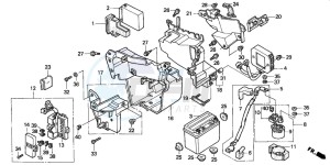 VT600CD drawing BATTERY