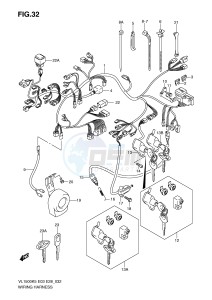 VL1500 (E3-E28) drawing WIRING HARNESS