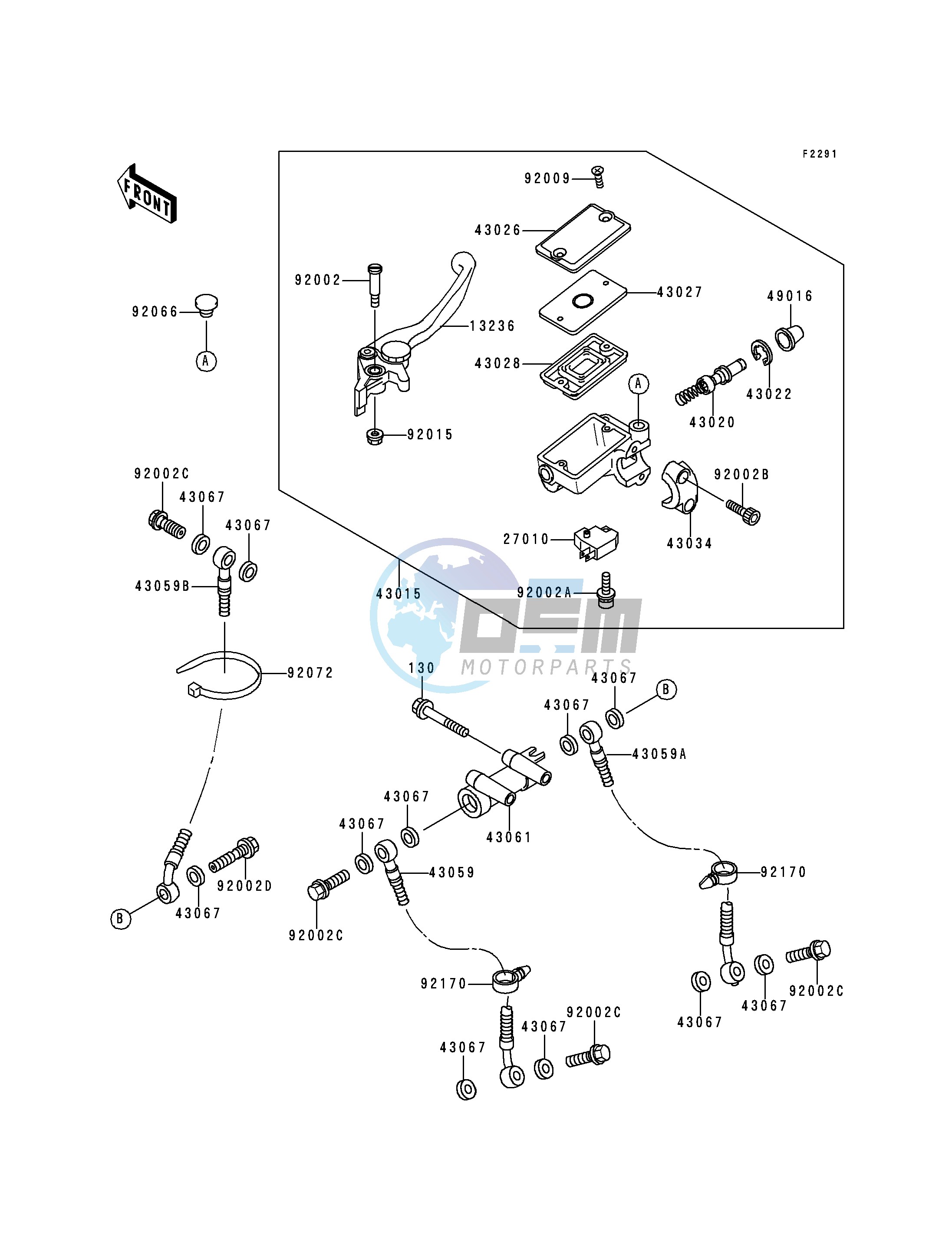 FRONT MASTER CYLINDER