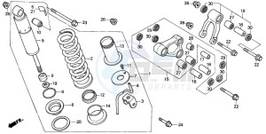 NX250 drawing REAR CUSHION