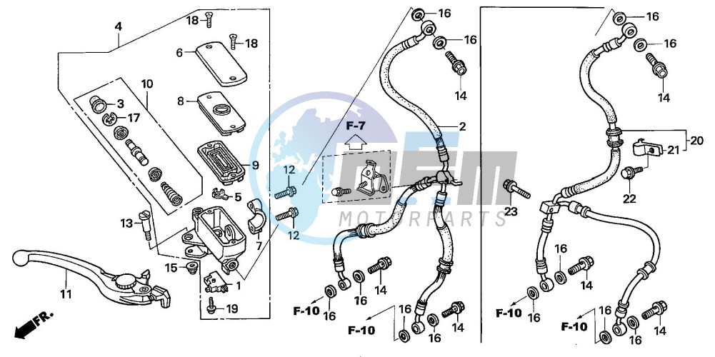 FR. BRAKE MASTER CYLINDER (CB1300/F/F1/S)