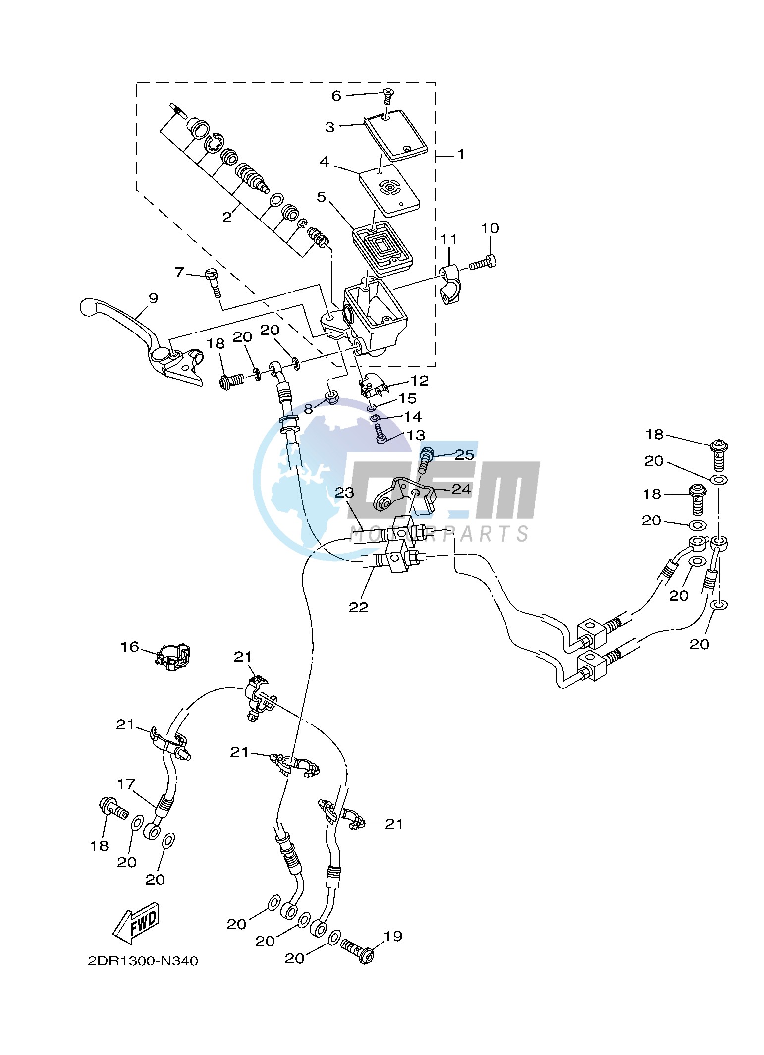 FRONT MASTER CYLINDER