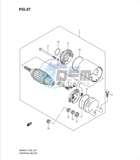 STARTING MOTOR