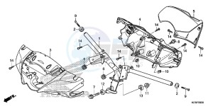 SH125DE SH125D UK - (E) drawing STEERING HANDLE/HANDLE COVER