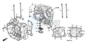 TRX250XA Europe Direct - (ED) drawing CRANKCASE