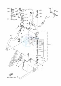 MT-07 MTN690-A (B4CS) drawing REAR MASTER CYLINDER