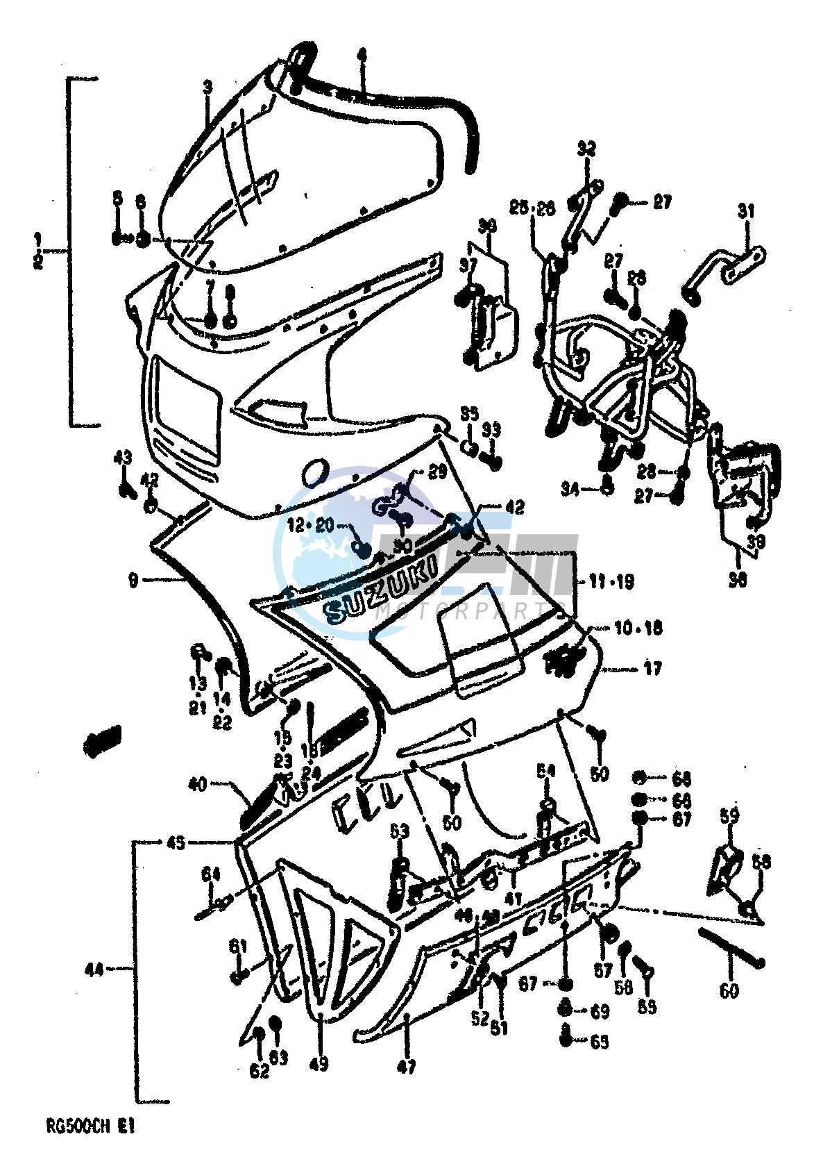 COWLING (MODEL H)