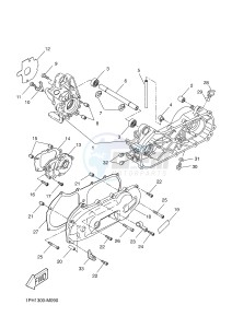 NS50N NITRO NAKED (1PL2 1PL2) drawing CRANKCASE