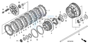 CB1300SA9 F / ABS BCT CMF MME TWO TY2 drawing CLUTCH