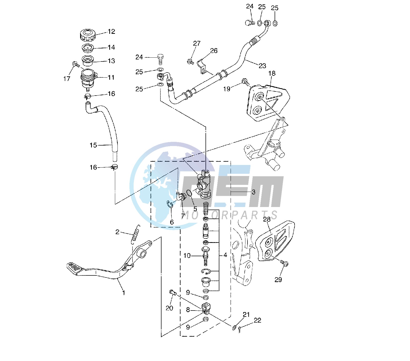 REAR MASTER CYLINDER