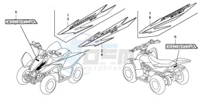 TRX90EX SPORTRAX90 drawing MARK (TRX906/EX7)