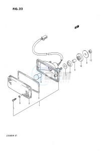 LT230E (E1) drawing TAIL LAMP