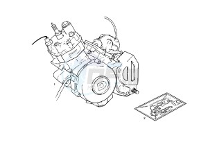 GPR NUDE - 50 cc drawing ENGINE