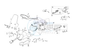 TERRA - ADVENTURE - 125 CC VTHTS1A2B VTHTS1A1A 4T EU3 - 4T ADVENTURE drawing HEADLAMPS - BLINKERS, ADVENTURE