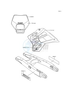 KDX 200 H [KDX200] (H2-H5) [KDX200] drawing DECALS-- KDX200-H2- -