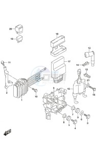 DF 20A drawing Rectifier/Ignition Coil Non-Remote Control