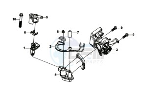 ORBIT III 125 (L8) EU EURO4 drawing ECU UNIT