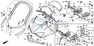 XL1000VA drawing UPPER COWL