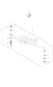 DF 9.9 drawing Drag Link - w/Remote Control