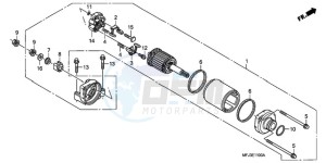 CBR600RRA BR - (BR) drawing STARTING MOTOR