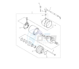 YZF R6 600 drawing STARTING MOTOR