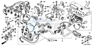 CB1000RAB drawing WIRE HARNESS